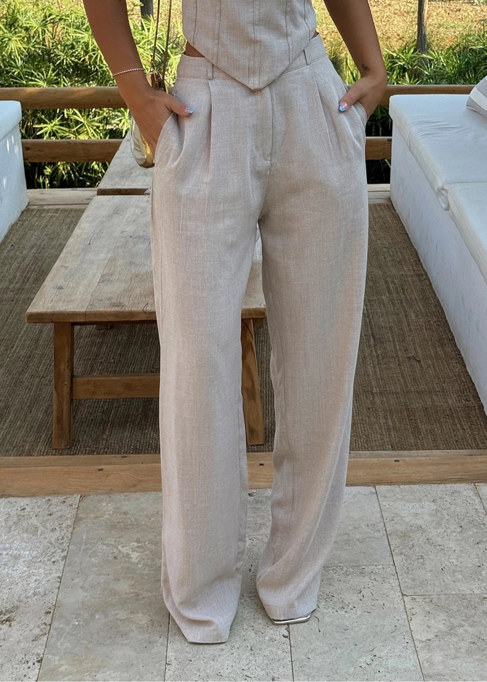 Pantalón beige